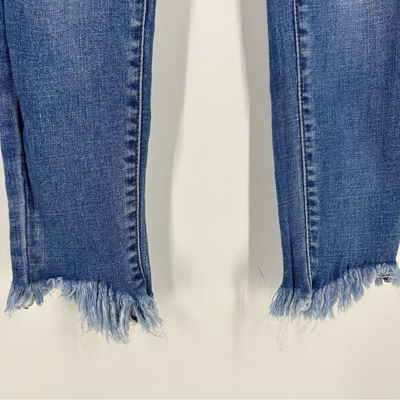 KANCAN Women’s Ripped Destroyed Frayed Hem Denim Jeans Sz 25 - Picture 5 of 12